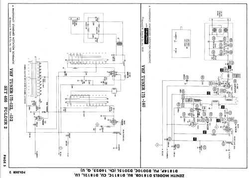 D1812LU, D1814PU Ch= 16D25U; Zenith Radio Corp.; (ID = 636593) Television