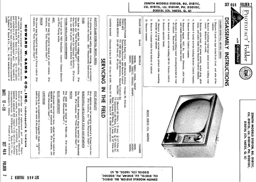 D1814P Ch= 16D25; Zenith Radio Corp.; (ID = 636648) Television