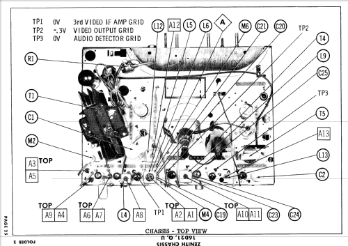 D2301R, Y Ch= 16D21; Zenith Radio Corp.; (ID = 636807) Televisión