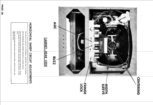 D2301R, Y Ch= 16D21; Zenith Radio Corp.; (ID = 636810) Television