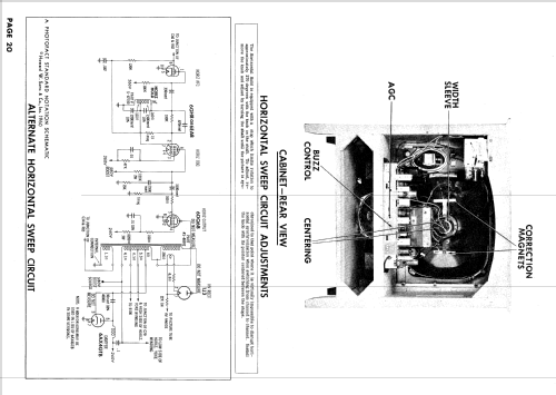 D2460M, R, MU, RU Ch= 17D20, U; Zenith Radio Corp.; (ID = 638870) Televisión