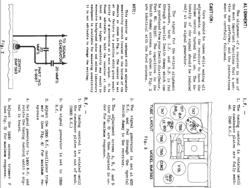 6MF593 Ford Ch=6A23; Zenith Radio Corp.; (ID = 313062) Car Radio