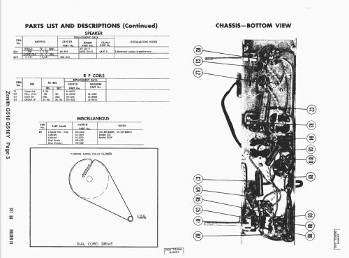 G510Y Ch= 5G02; Zenith Radio Corp.; (ID = 1569306) Radio