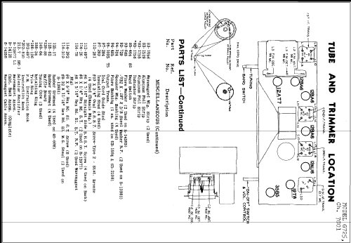 G725 Ch= 7G01; Zenith Radio Corp.; (ID = 260498) Radio