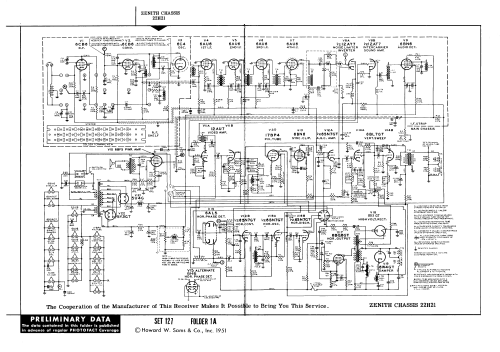 H2253E Ch= 22H21; Zenith Radio Corp.; (ID = 2878344) Televisore
