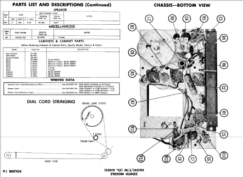 H624C Ch= 6H03; Zenith Radio Corp.; (ID = 507687) Radio