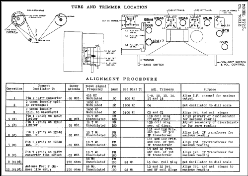 H725 Ch= 7G01Z; Zenith Radio Corp.; (ID = 240931) Radio