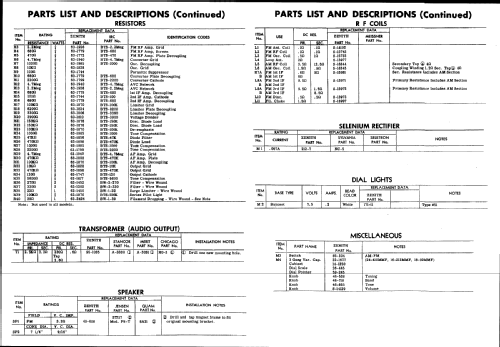 H725 Ch= 7G01Z; Zenith Radio Corp.; (ID = 506393) Radio