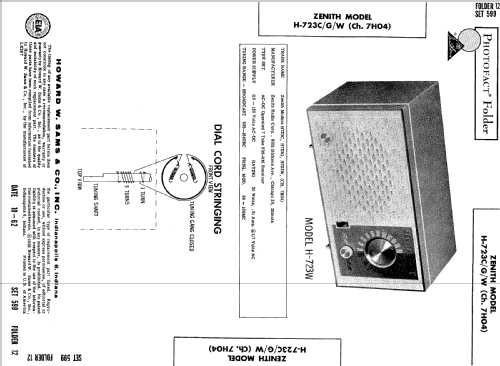 H-723W Ch= 7H04; Zenith Radio Corp.; (ID = 506057) Radio