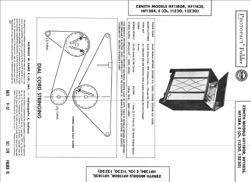 HF1182E Ch= 11Z20; Zenith Radio Corp.; (ID = 2437290) Radio