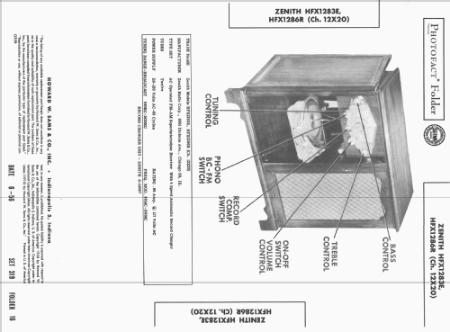 HFX1286R Ch= 12X20; Zenith Radio Corp.; (ID = 2251181) Radio