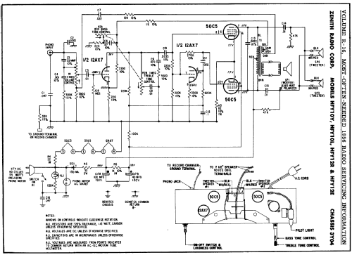 HFY12R Ch=3Y04; Zenith Radio Corp.; (ID = 127567) Reg-Riprod