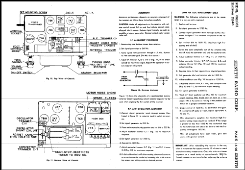 6MH081 Hudson DB46 ; Zenith Radio Corp.; (ID = 492013) Autoradio