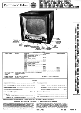 J2029E Ch= 20J21; Zenith Radio Corp.; (ID = 3020241) Televisore