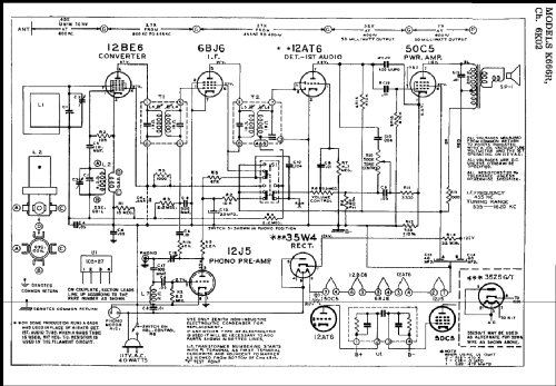 K666R Ch= 6K02; Zenith Radio Corp.; (ID = 219780) Radio