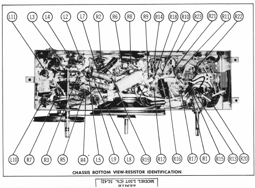 L507 Ch= 5L42; Zenith Radio Corp.; (ID = 985155) Radio