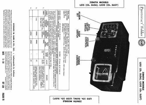 L520G Ch= 5L07; Zenith Radio Corp.; (ID = 985185) Radio