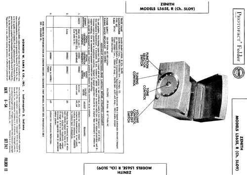 L565E Ch= 5L09; Zenith Radio Corp.; (ID = 505132) Radio