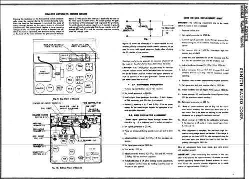 7ML080 Lincoln Ch= 7C80; Zenith Radio Corp.; (ID = 316432) Car Radio