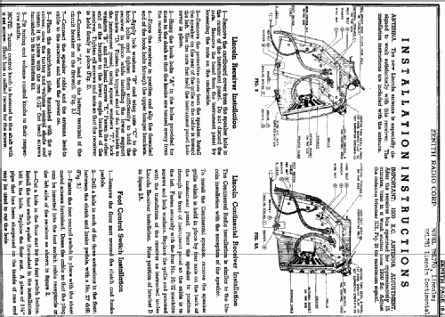 7ML780 Lincoln ; Zenith Radio Corp.; (ID = 317557) Car Radio