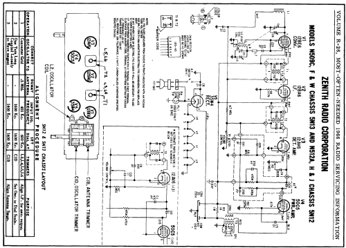 N509C The Nocturne Ch= 5N13; Zenith Radio Corp.; (ID = 157092) Radio