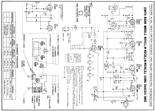 N513B Ch= 5N02; Zenith Radio Corp.; (ID = 156854) Radio