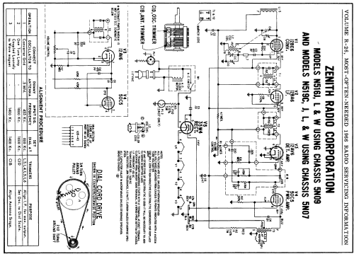 N516W Ch=5N09; Zenith Radio Corp.; (ID = 157097) Radio