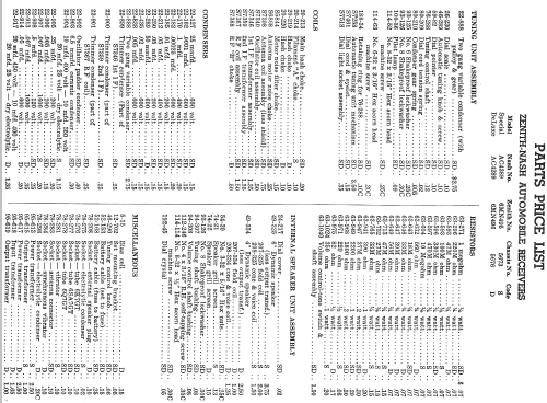 6MN496 Nash Ch=5676; Zenith Radio Corp.; (ID = 314399) Car Radio