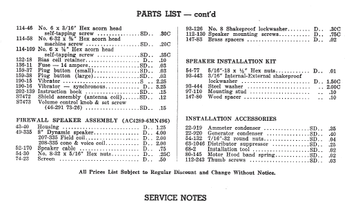 6MN496 Nash Ch=5676; Zenith Radio Corp.; (ID = 314400) Car Radio