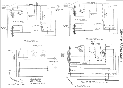 Power Unit ZE13; Zenith Radio Corp.; (ID = 219030) Aliment.
