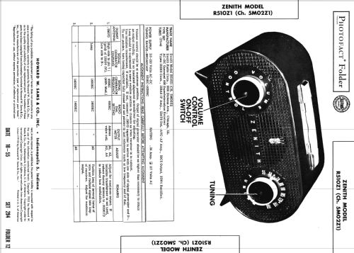 R510Z1 Ch= 5M02Z1; Zenith Radio Corp.; (ID = 2656220) Radio