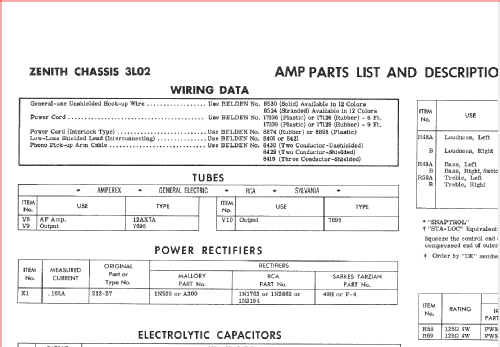 RL2603H3 Ch= 3L02/6L01; Zenith Radio Corp.; (ID = 1823446) Radio