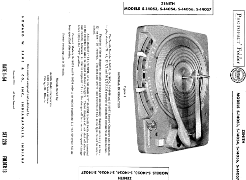 S-14057 ; Zenith Radio Corp.; (ID = 504468) Reg-Riprod