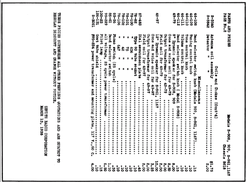 S-908 Ch= 5618; Zenith Radio Corp.; (ID = 337898) Radio