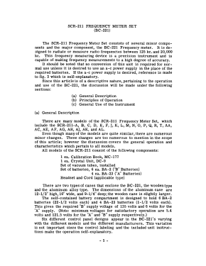 SCR-211-AL Frequency Meter Set ; Zenith Radio Corp.; (ID = 2968991) Equipment