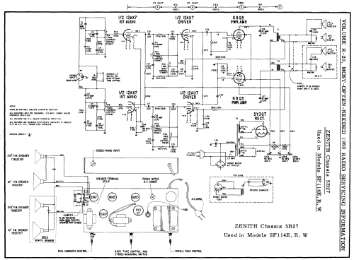 SF114E Ch= 5B27; Zenith Radio Corp.; (ID = 186305) R-Player