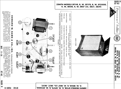 SF114R Ch= 5B27; Zenith Radio Corp.; (ID = 613960) Sonido-V