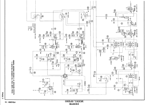 SF2565M Ch= 8B24 + 7B31; Zenith Radio Corp.; (ID = 602983) Radio