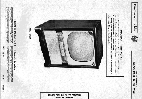 T2670RU Ch= 19T23; Zenith Radio Corp.; (ID = 2689648) Television
