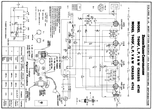 T404W Ch=4T40; Zenith Radio Corp.; (ID = 127865) Radio