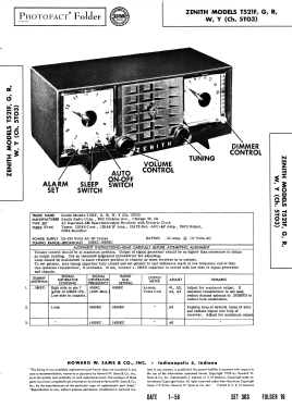 T521R Ch= 5T03; Zenith Radio Corp.; (ID = 2702671) Radio