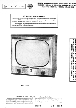 The Morley K2240E Ch= 21K20; Zenith Radio Corp.; (ID = 3117193) Télévision