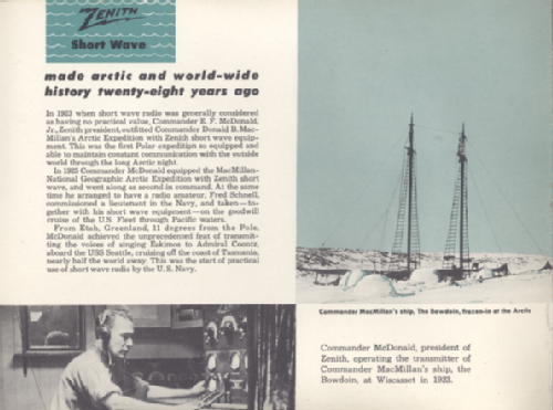 Trans-Oceanic H500 Ch= 5H40 ; Zenith Radio Corp.; (ID = 1713986) Radio