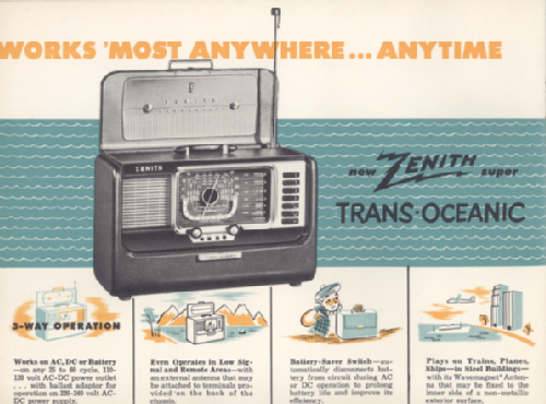 Trans-Oceanic H500 Ch= 5H40 ; Zenith Radio Corp.; (ID = 1714012) Radio