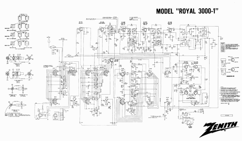 Trans-Oceanic Royal 3000-1 Ch= 12KT40Z3 or 12KT40Z8; Zenith Radio Corp.; (ID = 2370145) Radio