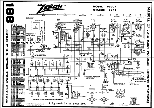 Trans-Oceanic 8G005YT Ch= 8C40; Zenith Radio Corp.; (ID = 262202) Radio