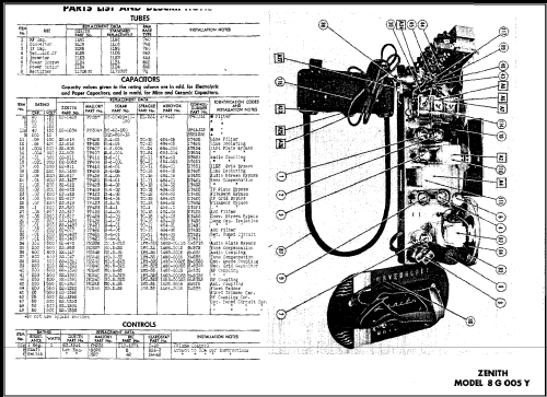 Trans-Oceanic 8G005YT Ch= 8C40; Zenith Radio Corp.; (ID = 491039) Radio