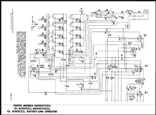 Trans-Oceanic 8G005YTZ1 Ch= 8C40TZ1; Zenith Radio Corp.; (ID = 491013) Radio