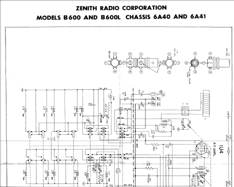 Trans-Oceanic B600 Ch=6A40; Zenith Radio Corp.; (ID = 960493) Radio