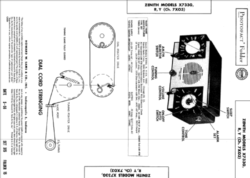 X733R Ch=7X03; Zenith Radio Corp.; (ID = 506487) Radio